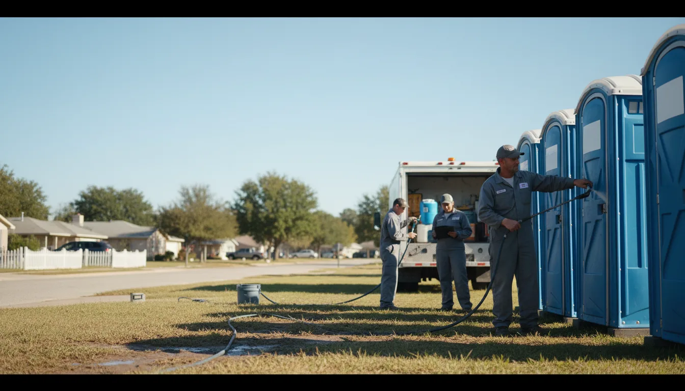 Long-Term Portable Toilet Rental in Nebo, IL near me